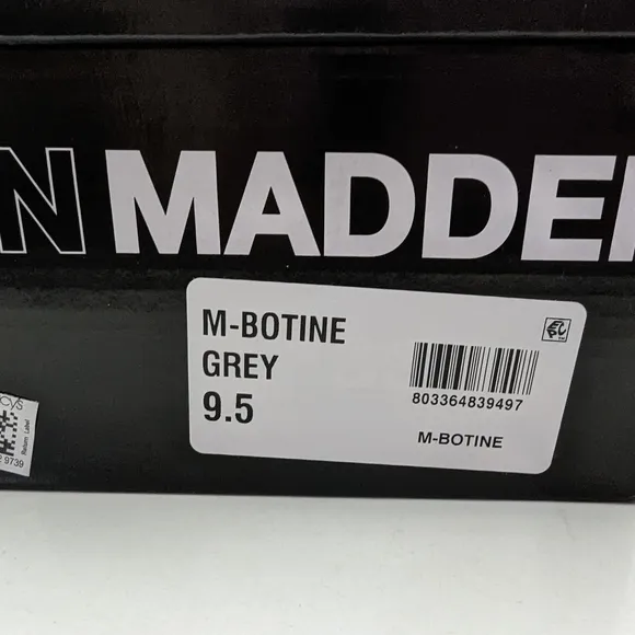 Madden Men's Derby Oxford Wing Tip Botine Boot size 9.5M New with Box