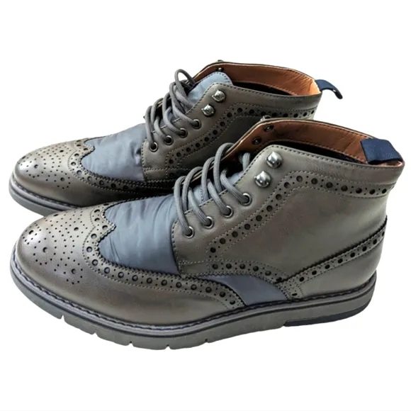 Madden Men's Derby Oxford Wing Tip Botine Boot size 9.5M New with Box