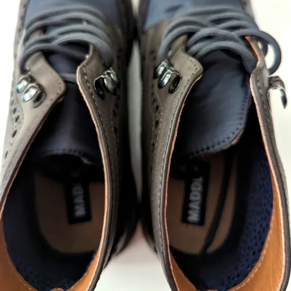 Madden Men's Derby Oxford Wing Tip Botine Boot size 9.5M New with Box