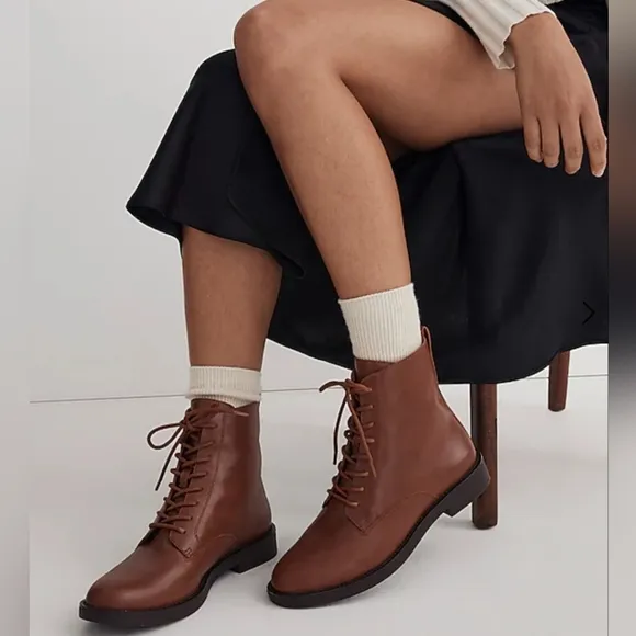 Madewell Evelyn Lace-Up Ankle Boot
