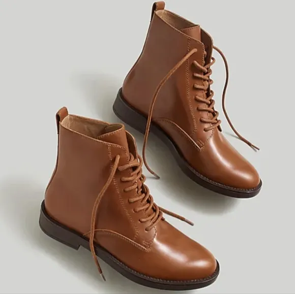 Madewell Evelyn Lace-Up Ankle Boot