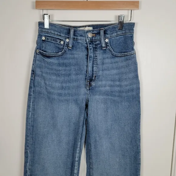 Madewell Slim Wide Leg Crop Jeans Size 25