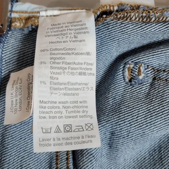 Madewell Slim Wide Leg Crop Jeans Size 25
