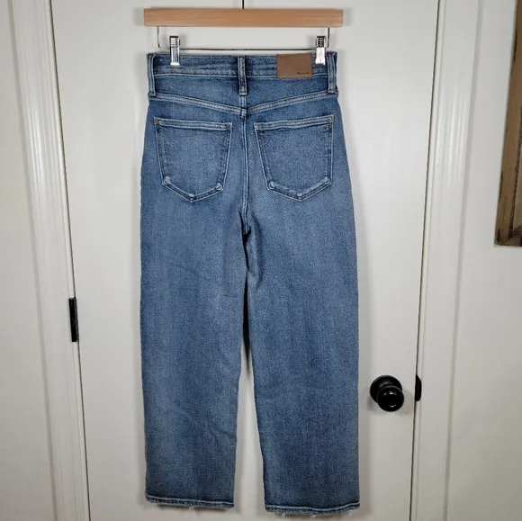 Madewell Slim Wide Leg Crop Jeans Size 25