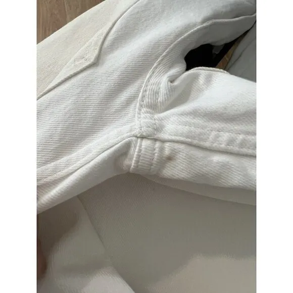 Madewell The '90s Straight Jeans Two-Tone Workwear Edition 26 Carpenter Denim 1D