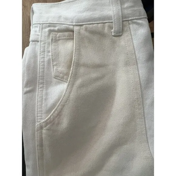 Madewell The '90s Straight Jeans Two-Tone Workwear Edition 26 Carpenter Denim 1D