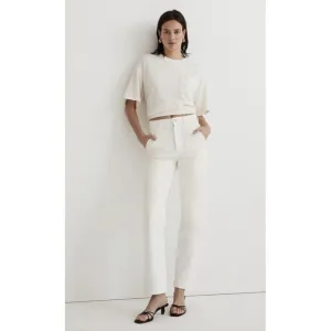 Madewell The '90s Straight Jeans Two-Tone Workwear Edition 26 Carpenter Denim 1D