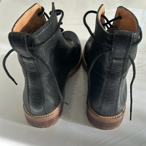 MADEWELL   THE  CLAIR  LACE -UP  LUGSOLE LEATHER