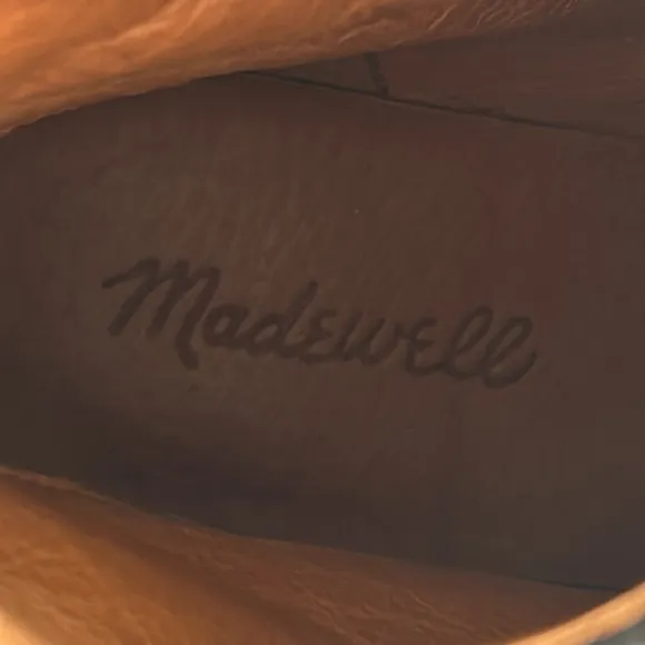 MADEWELL   THE  CLAIR  LACE -UP  LUGSOLE LEATHER