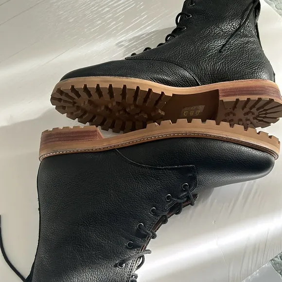 MADEWELL   THE  CLAIR  LACE -UP  LUGSOLE LEATHER