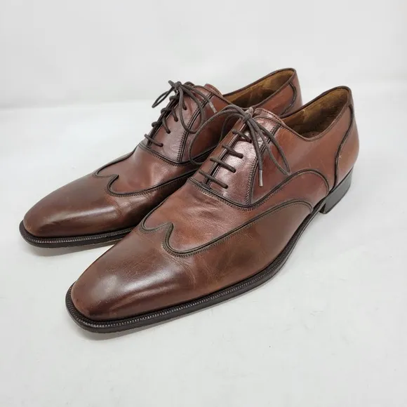 Magnanni Shoes Mens 12 Dress Oxford Derby Brogue Loafer Lace Up Wingtip Adult 46