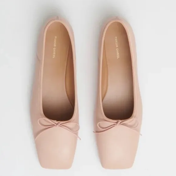 Mansur Gavriel Square Toe Dream Ballerina Ballet Flats pink  Size 9 Tuckernuck