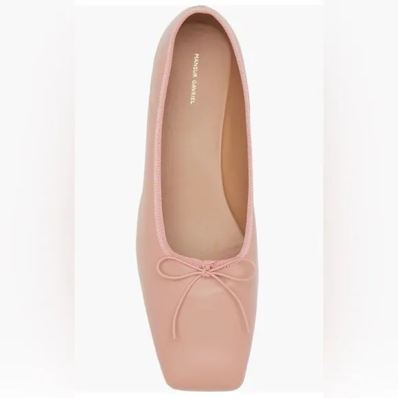 Mansur Gavriel Square Toe Dream Ballerina Ballet Flats pink  Size 9 Tuckernuck