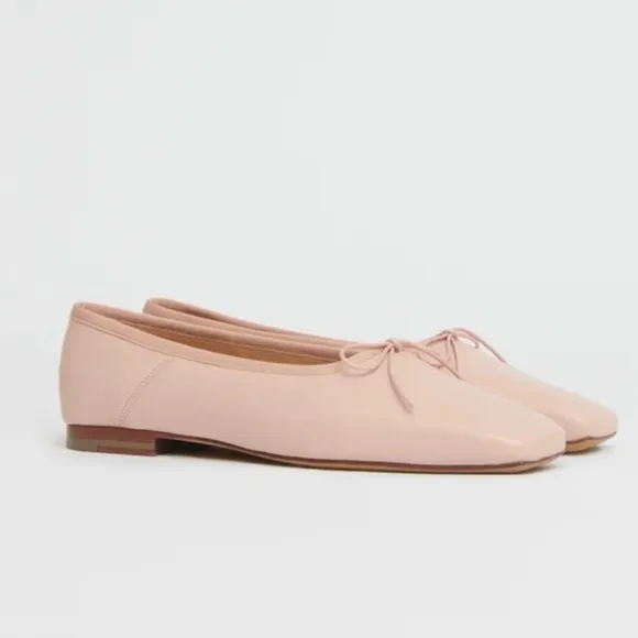 Mansur Gavriel Square Toe Dream Ballerina Ballet Flats pink  Size 9 Tuckernuck