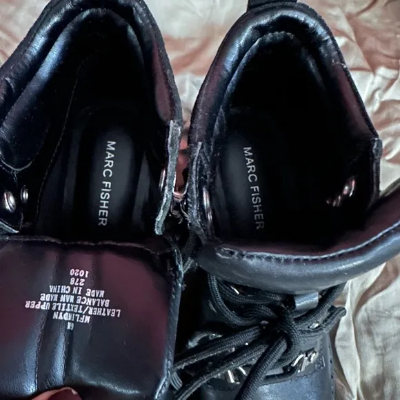 Marc Fisher Black Combat Boots Sz. 6