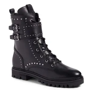 Marc Fisher LTD JOSETTE Combat Stud Lug Boots 6
