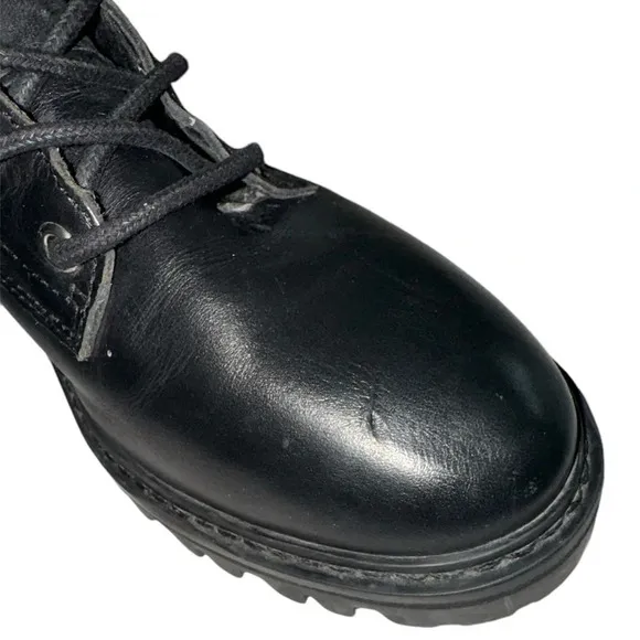 Marc Fisher LTD JOSETTE Combat Stud Lug Boots 6