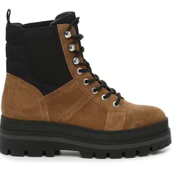 Marc Fisher Sashia Platform Combat Boot Expresso Size 7.5 NEW