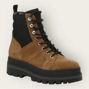 Marc Fisher Sashia Platform Combat Boot Expresso Size 7.5 NEW