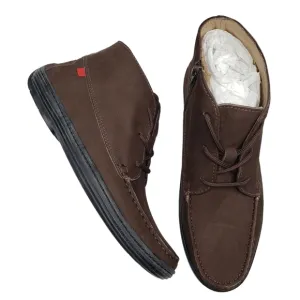 Marc Joseph | NIB West Houston Bootie Brown Nobuck Lace Up Leather Boots Boy 5.5