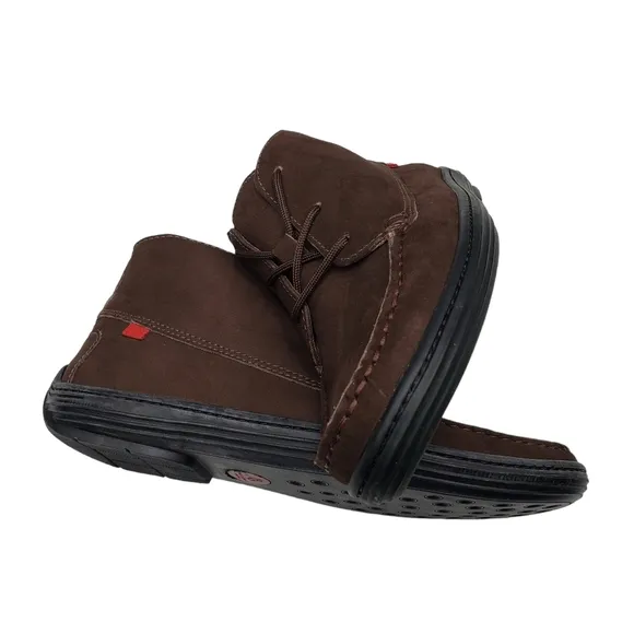 Marc Joseph | NIB West Houston Bootie Brown Nobuck Lace Up Leather Boots Boy 5.5