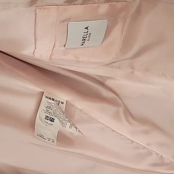 Marella Derby Blazer Jacket Pink Size 12 $545