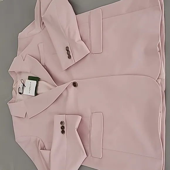 Marella Derby Blazer Jacket Pink Size 12 $545