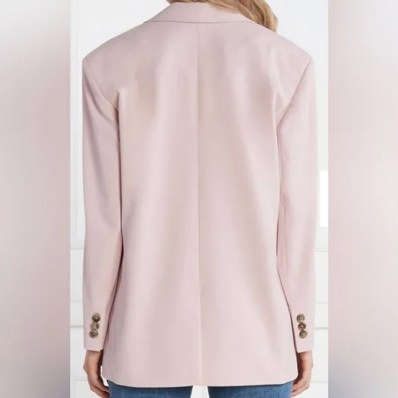 Marella Derby Blazer Jacket Pink Size 12 $545