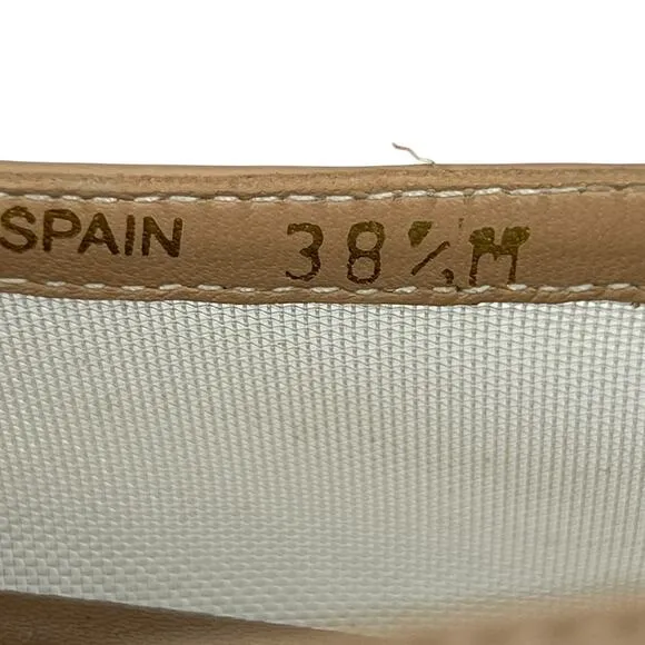 Margaux Women’s The Pointe Napa Nude Mesh Ballet Flats Size 38.5 US 8.5