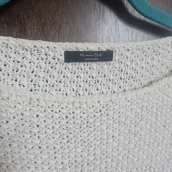 Massimo Dutti Knit Boat Neck Sweater
