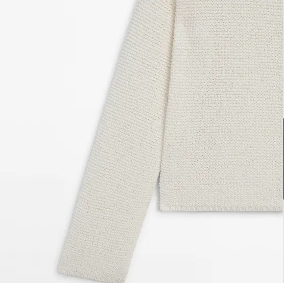 Massimo Dutti Knit Boat Neck Sweater