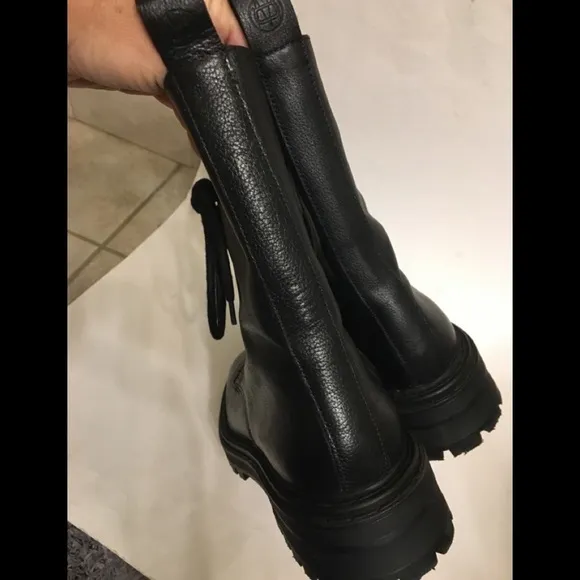 MASSIMO DUTTI  Lace-up Leather Ankle Boots