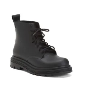 MELISSA Black Made In Brazil Coturno Boots