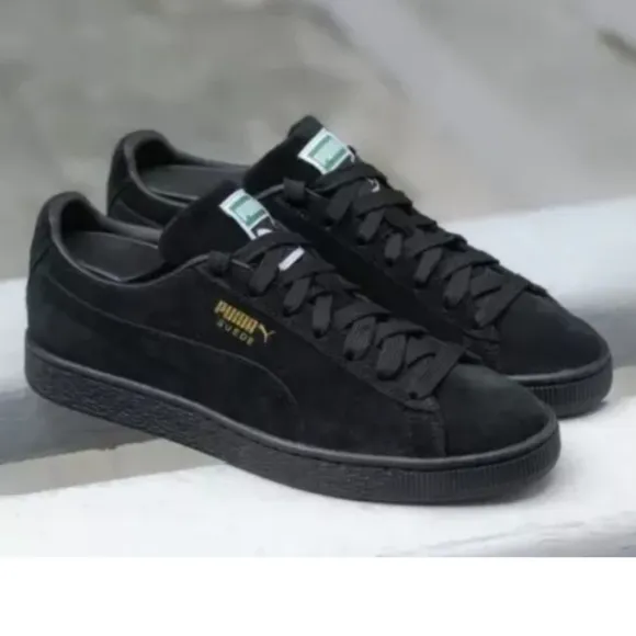 Men PUMA Suede Classic XXL  Men's running training shoes black/gold