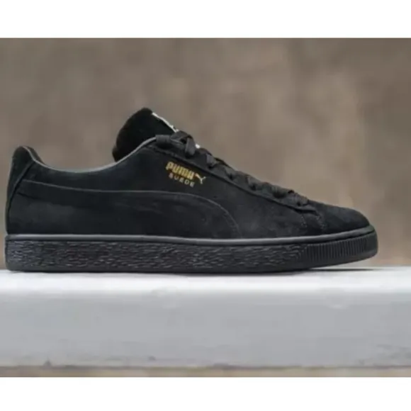 Men PUMA Suede Classic XXL  Men's running training shoes black/gold