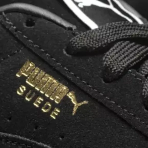 Men PUMA Suede Classic XXL  Men's running training shoes black/gold