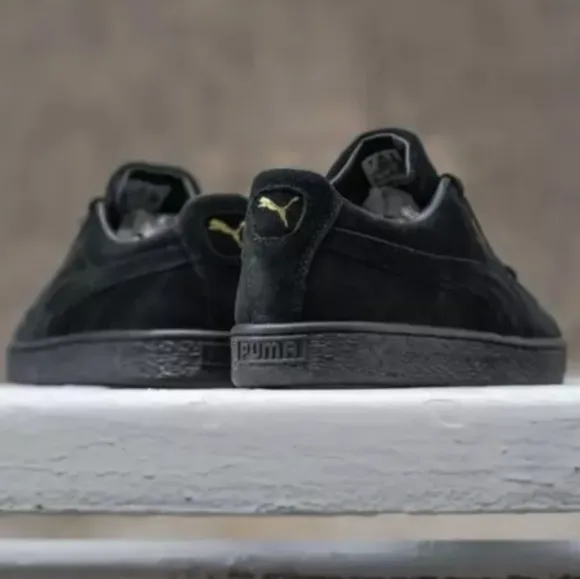 Men PUMA Suede Classic XXL  Men's running training shoes black/gold