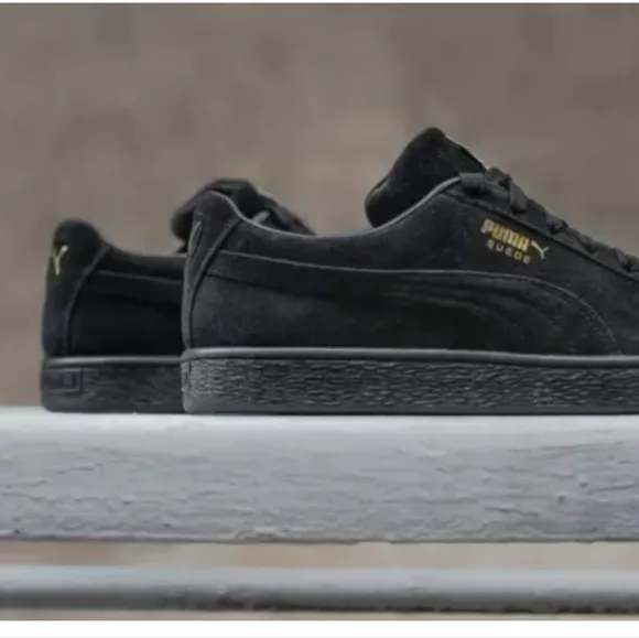 Men PUMA Suede Classic XXL  Men's running training shoes black/gold