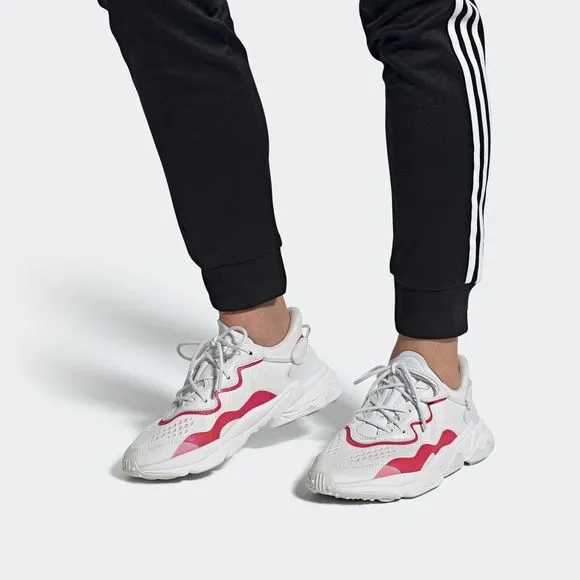MEN'S Adidas Originals Ozweego White Iridescent Shoes EF4284