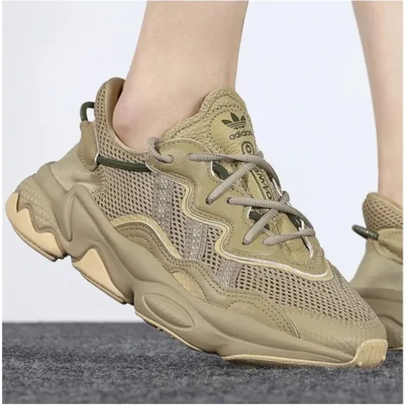 Men’s Adidas Ozweego Shoes Beige Tone Athletic Shoes