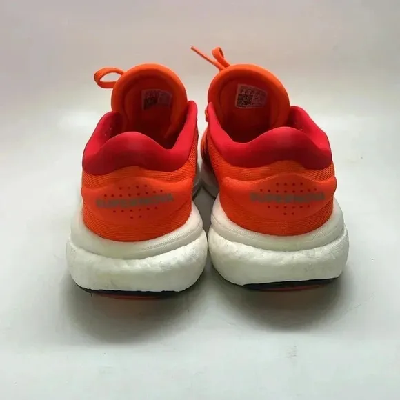 Men’s Adidas Supernova 2 Running Shoes Size 9 Orange/Black/White