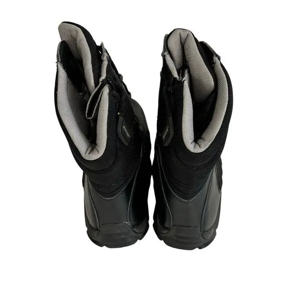 Men’s Bates gore text black leather combat boots size 14