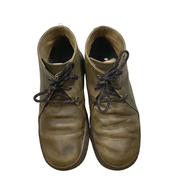 Men’s Camper Brand Green Leather Lace Up Boots Size 38
