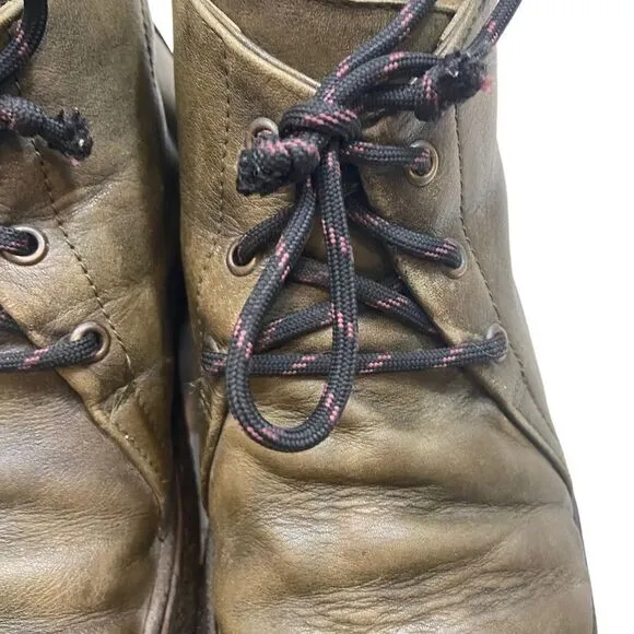 Men’s Camper Brand Green Leather Lace Up Boots Size 38