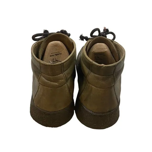 Men’s Camper Brand Green Leather Lace Up Boots Size 38