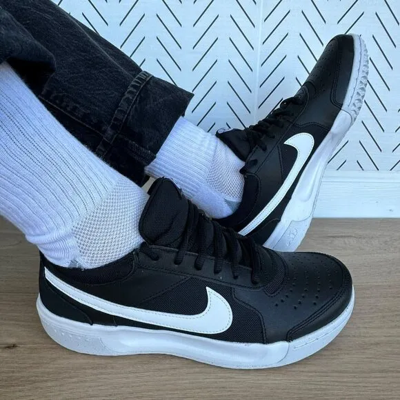 🤩Mens Comfy Shoes Nike Court Zoom Lite 3 7.5 Hard Court Tennis Black DH0626-010