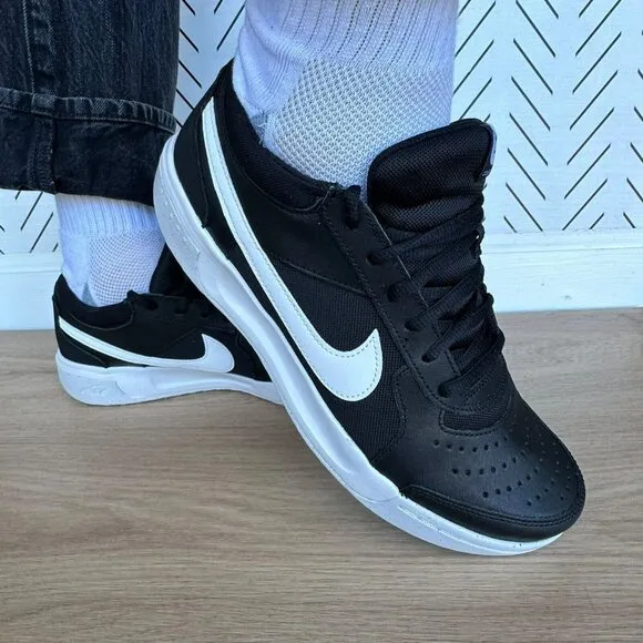 🤩Mens Comfy Shoes Nike Court Zoom Lite 3 7.5 Hard Court Tennis Black DH0626-010