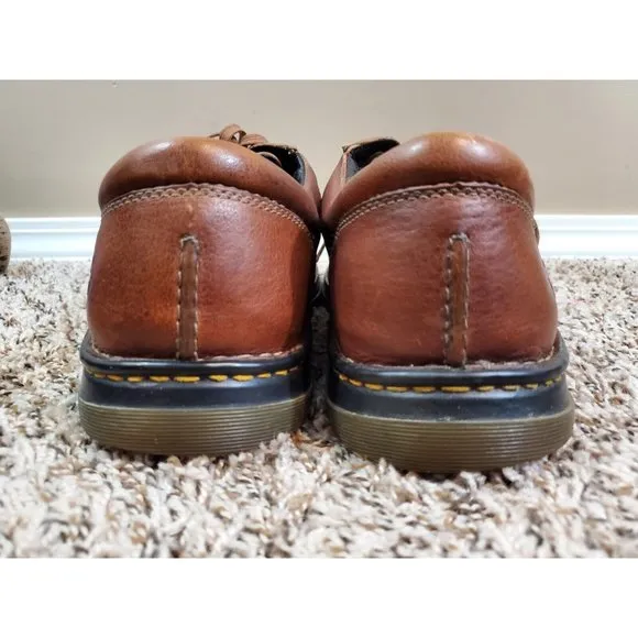 Men's Dr. Marten's Brown Leather Derby Shoes, Size 13M, 12079