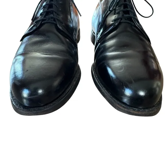 Men’s Johnston and Murphy Optima Size 11 Black Leather Oxford/Derby Shoes