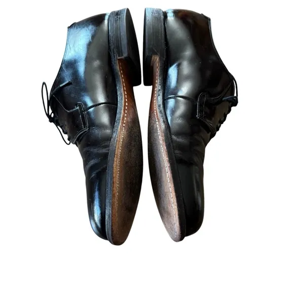 Men’s Johnston and Murphy Optima Size 11 Black Leather Oxford/Derby Shoes